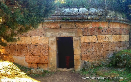 Etruscan Tours from Rome to Cerveteri Necropolis _Stefano Rome Tours in limo