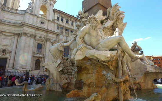 Piazza Navona Private Tours of Rome by Car from Civitavecchia