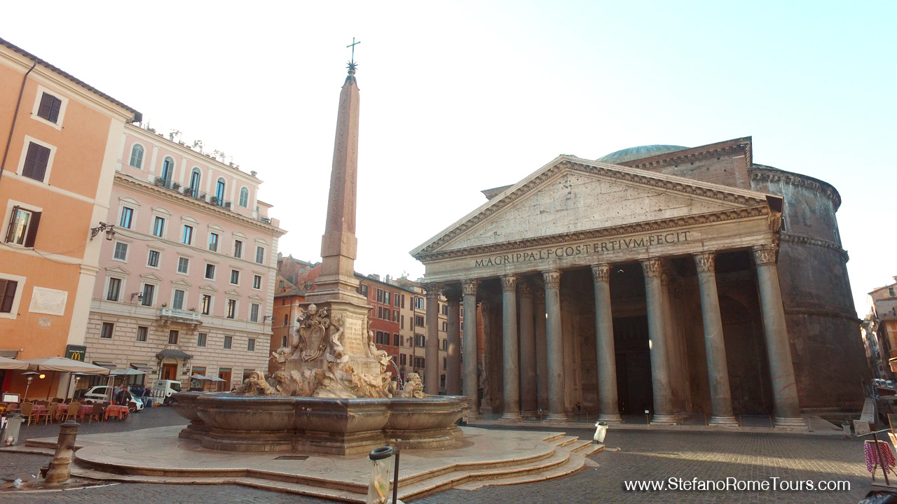 Pantheon Rome Pre Cruise Tours with Civitavecchia Transfers