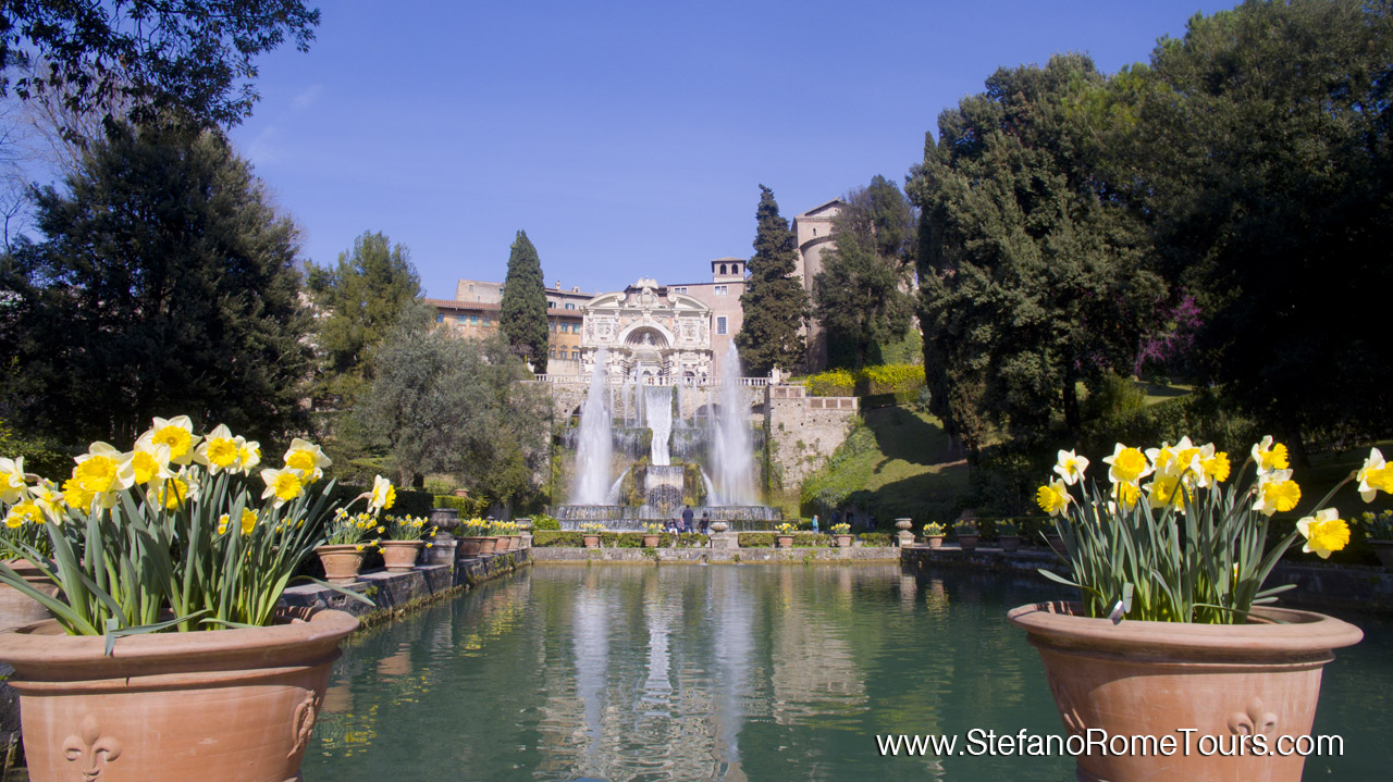 Rome to Tivoli Tours Villa dEste Gardens