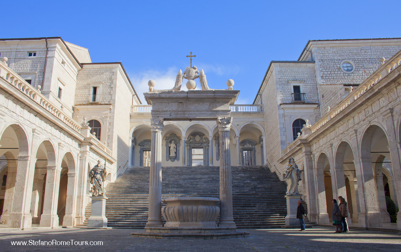Rome to Amalfi Coast with a Visit to Montecassino Abbey