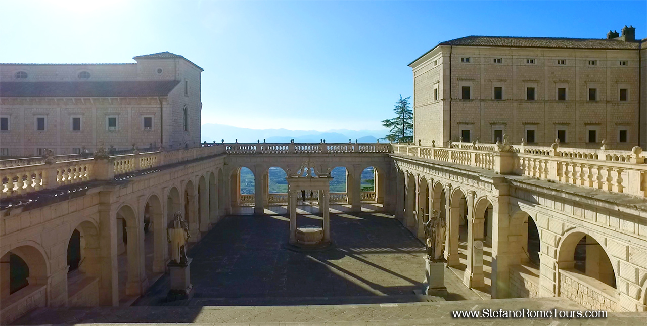 Stefano Rome Tours to Montcassino Abbey