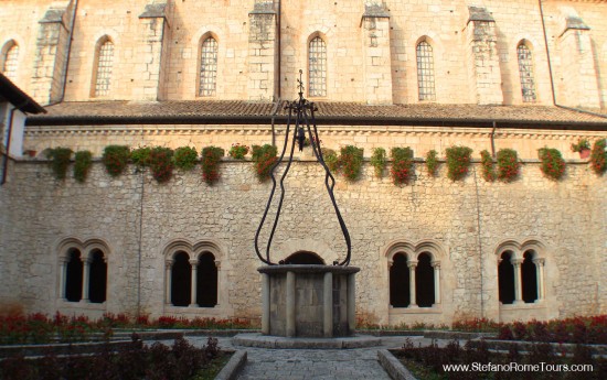 Casamari abbey tour from Rome