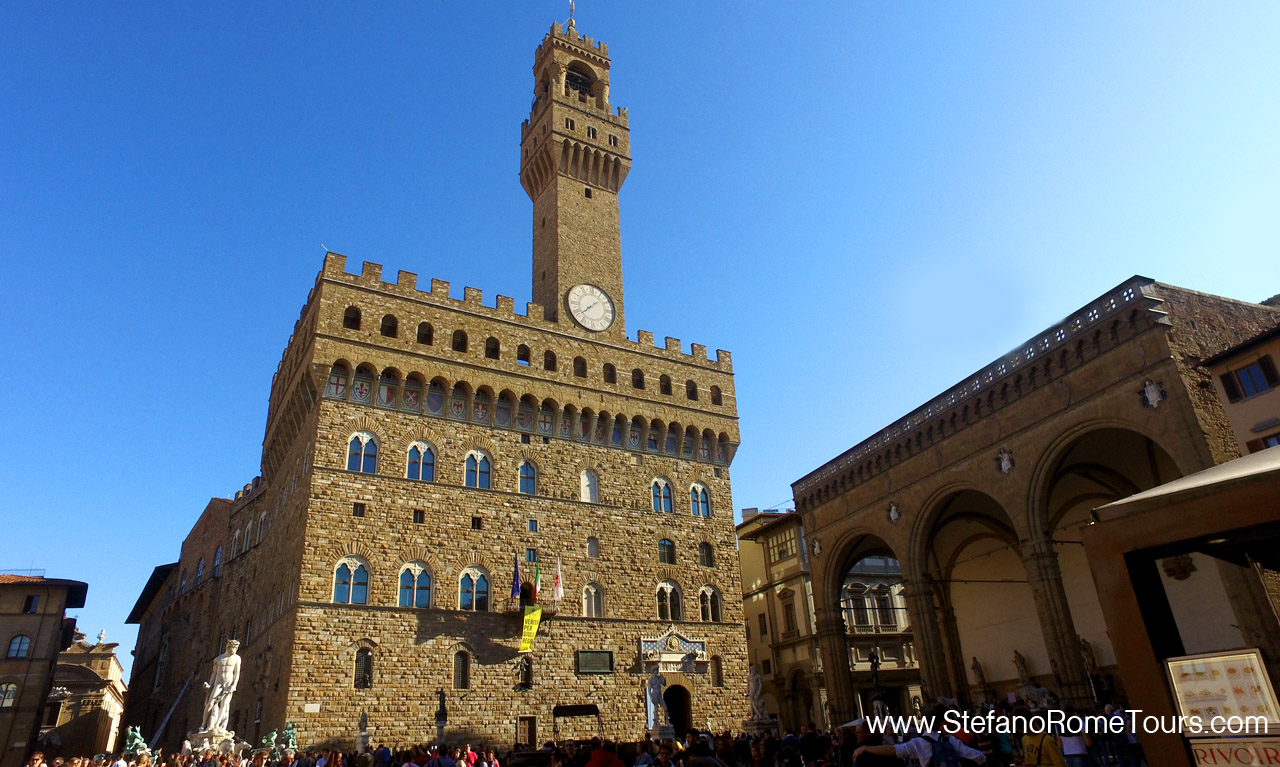 Renaissance Palazzo Vecchio Florence Day trips from Rome to Tuscany