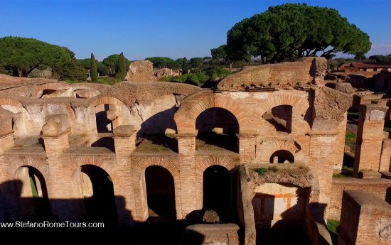 Tour by car from Rome to Ostia Antica