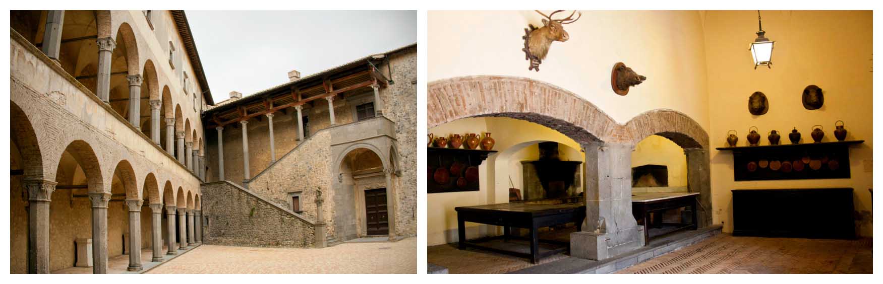 Odescalchi Castle in Bracciano Tour Tips visit Medieval kitchen