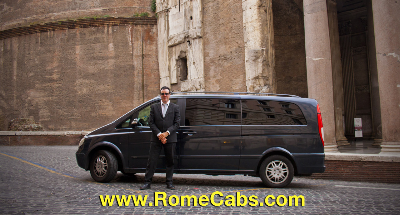 Rome Airport Transfers Driver Service in Rome RomeCabs