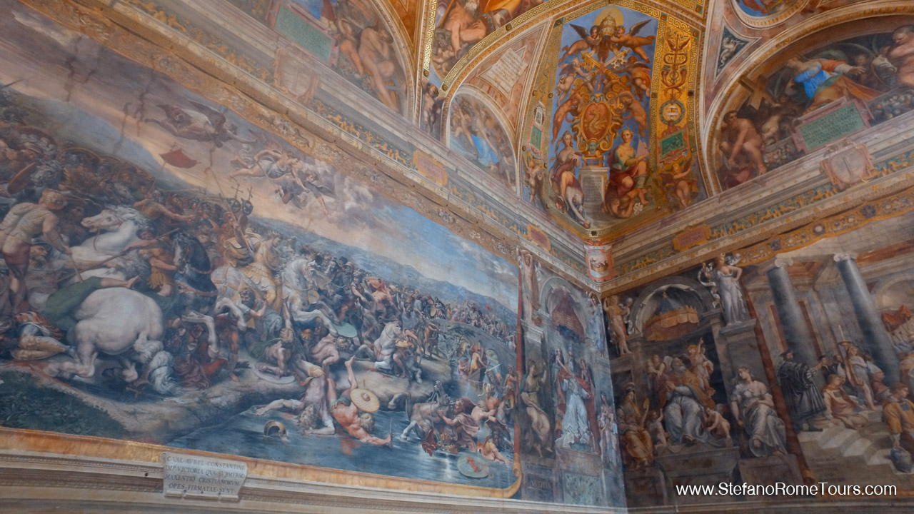 Raphael Rooms at Vatican Museums Constantine Room
