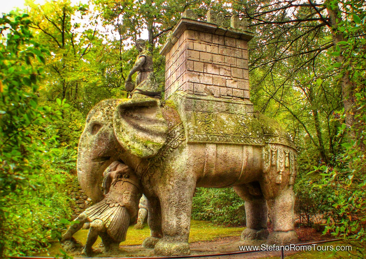 Stefano Rome Tours day trips to Bomarzo Monster Park