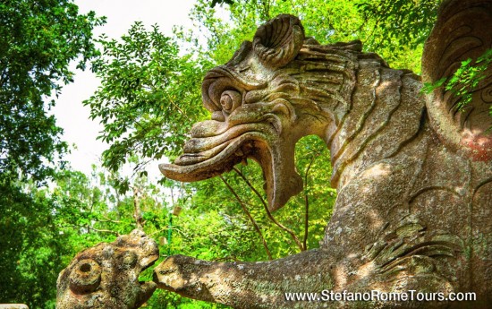 Stefano Rome Tours to Italian Countryside Bomarzo Park