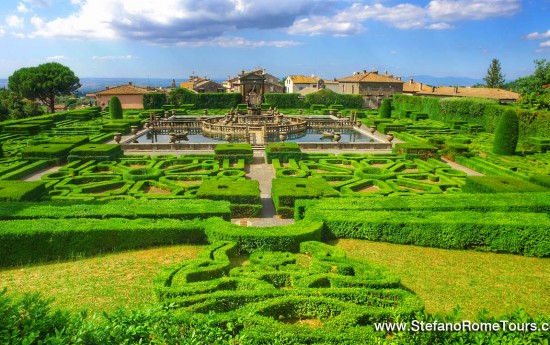 Tours from Rome to Italian Countryside Villa Lante Bagnaia