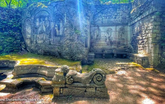 Stefano Rome Tours to Roman Countryside Bomarzo Monster Park for Kids