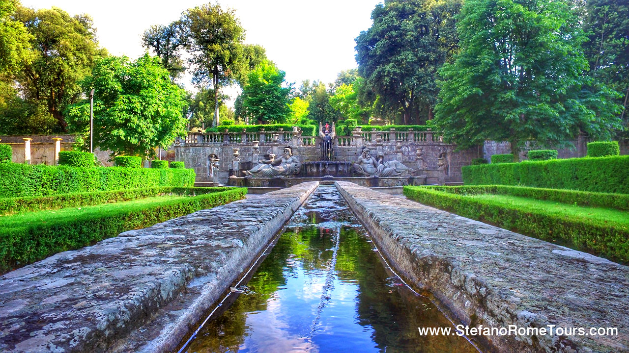 Rome Countryside Tours to Villa Lante Italian Gardens