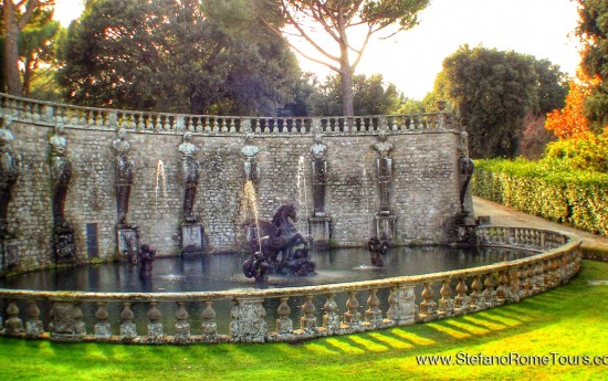 Day trips from Rome to countryside villa lante gardens Bagnaia