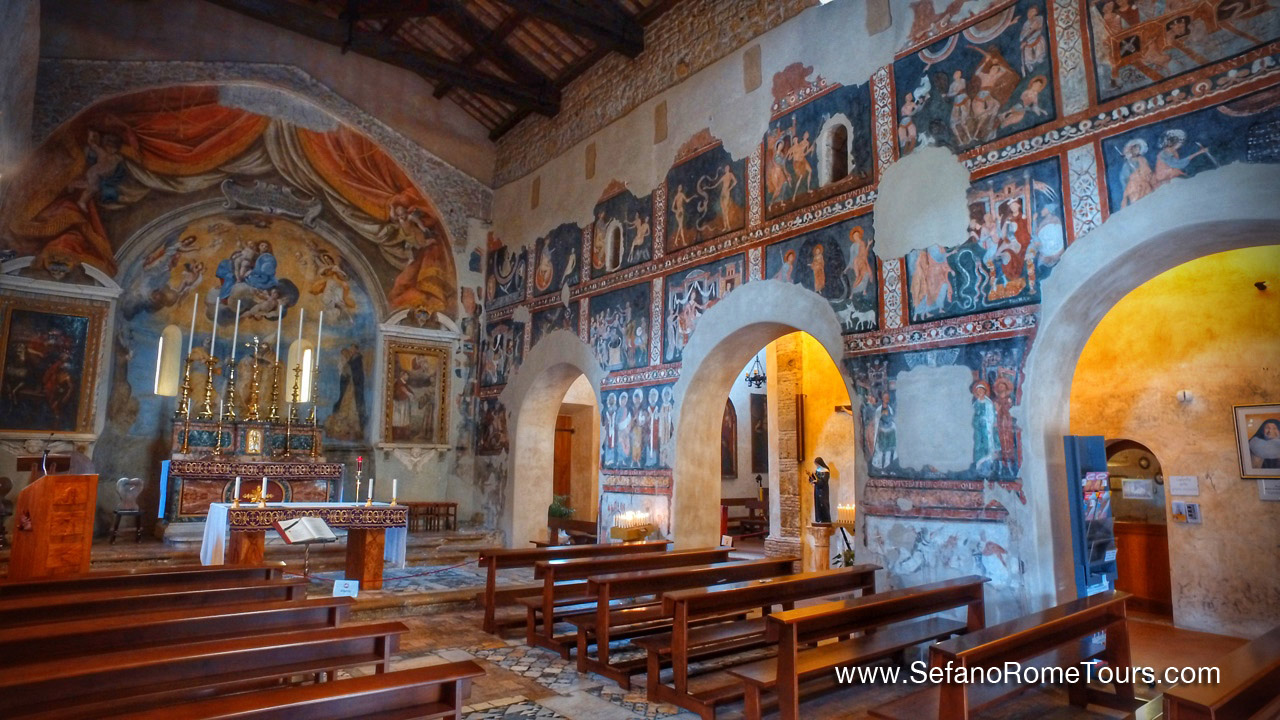 Medieval village of Ceri Post Cruise Tours from Civitavecchia private excursions
