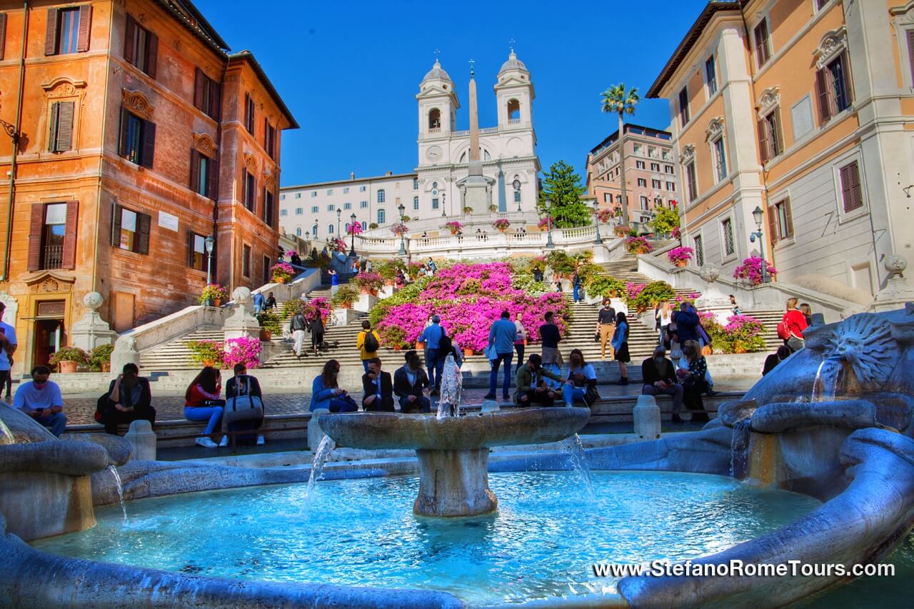 Rome in a day tour from Civitavecchia Shore Excursions Spanish Steps