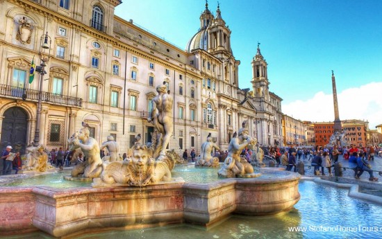 Rome in a day with Vatican Guide Piazza Navona Stefano Rome Tours