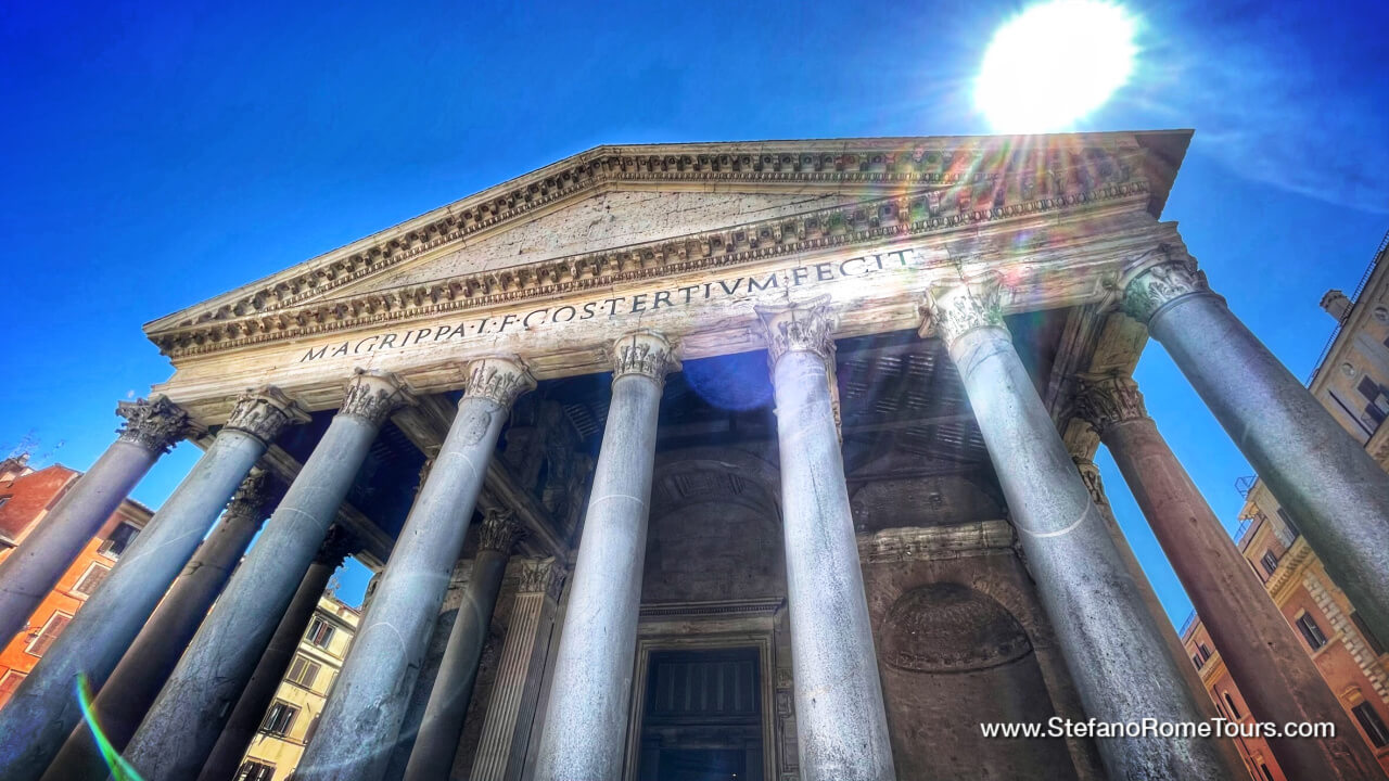 History and Captivating Facts of Roman Pantheon private tours of Rome