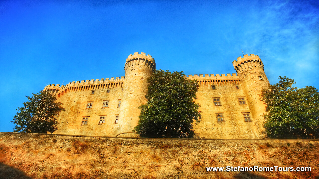 Bracciano Medieval Castle Italian Countryside pre cruise tour to Civitavecchia Transfers