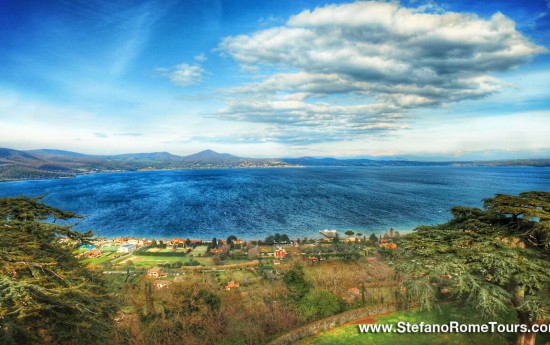 Lake Bracciano luxury tours from Civitavecchia post cruise tours to Rome countryside