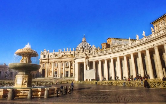 St Peter's Square private tours of Rome from Civitavecchia