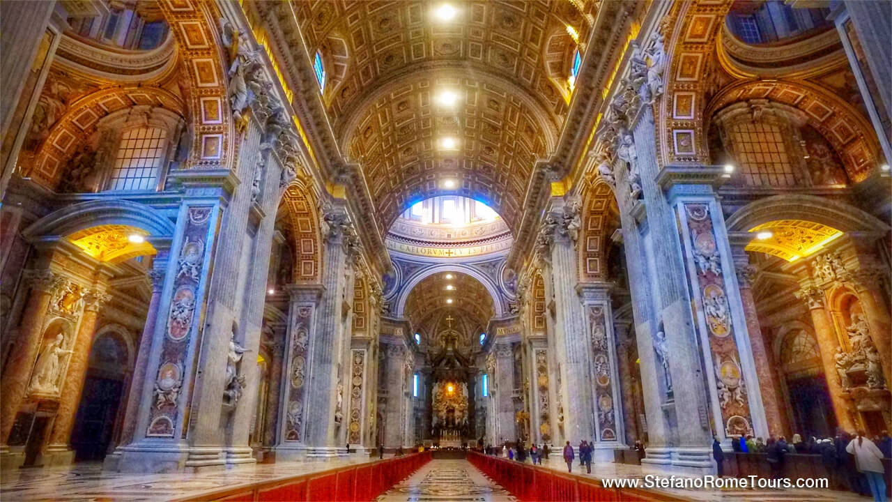 St Peter Basilica Vatican What to do in Rome in One Day Tour from Civitavecchia