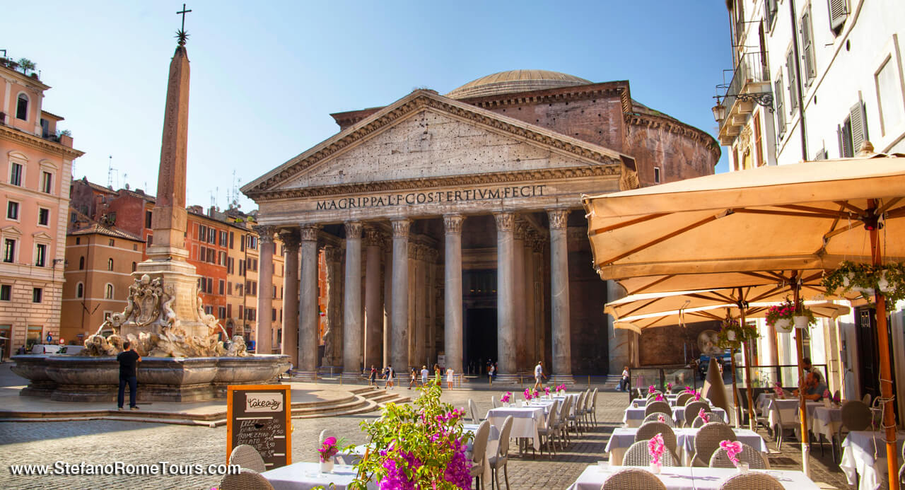 Pantheon Rome City and Countryside Tours from cruise port