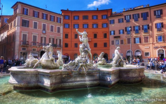 Piazza Navona Rome tours by car with Driver