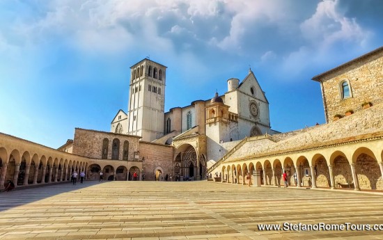 Tours to Assisi saint Francis Basilica Stefano Rome Tours