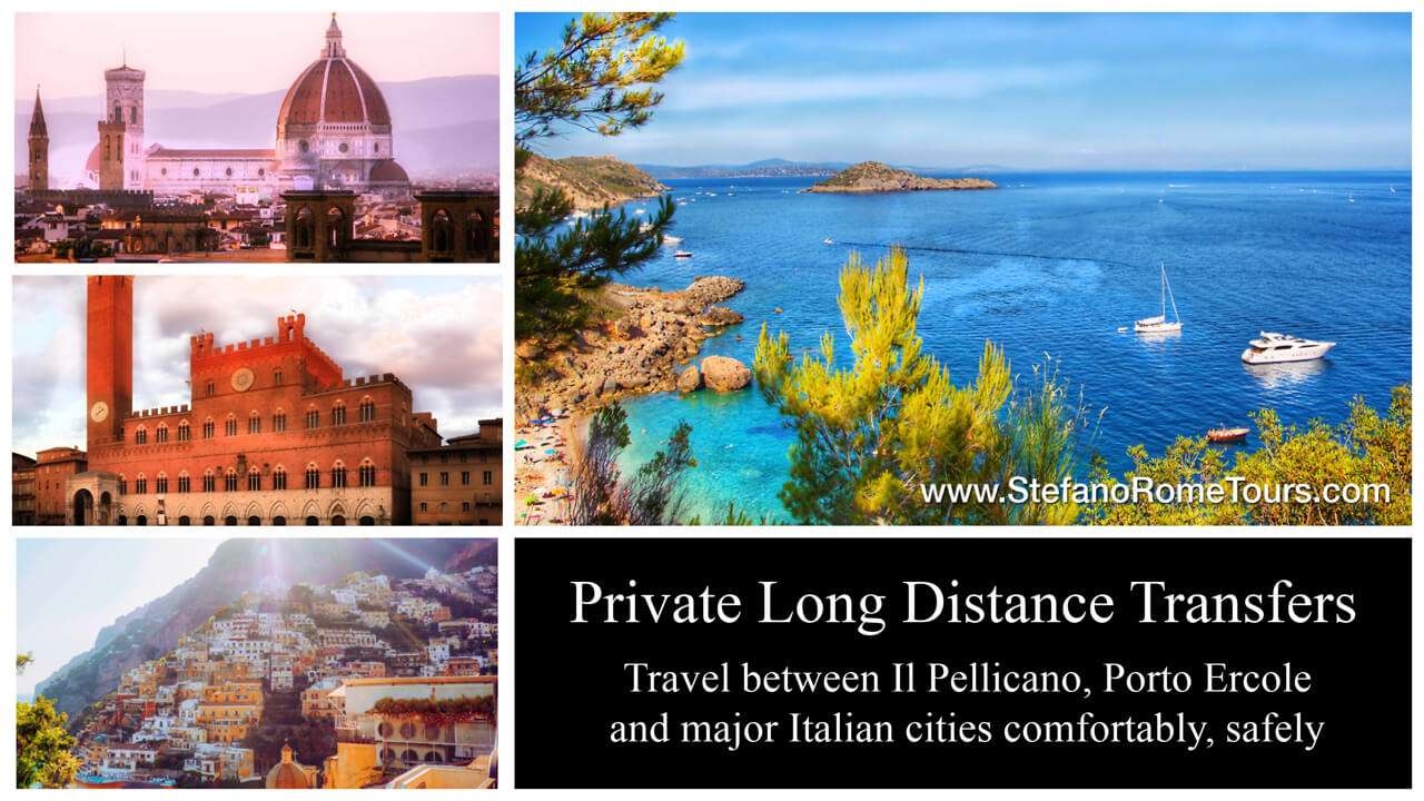 Private Long Distance Transfers Il Pellicano Porto Ercole Florence Amalfi Coast Naples