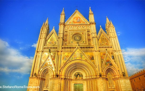 Private post cruise tours to Orvieto from Civitavecchia to Rome