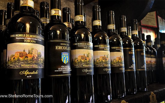 Vino Nobile di Montepulciano wine tasting tours from Rome