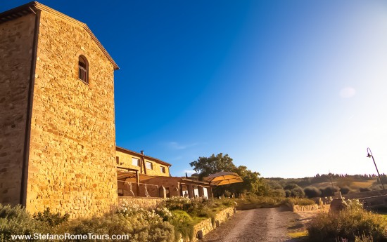 Tuscany wine tours at a winery