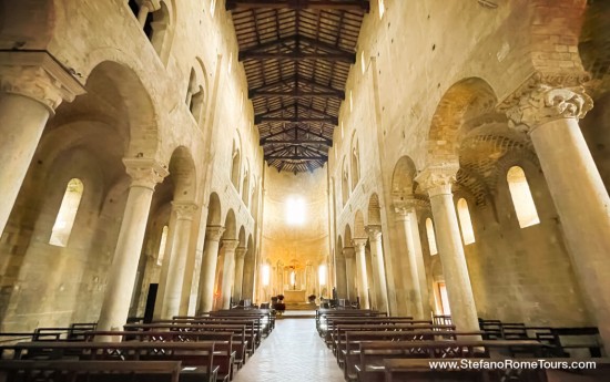 Tours from Rome to Sant Antimo Abbey in Tuscany