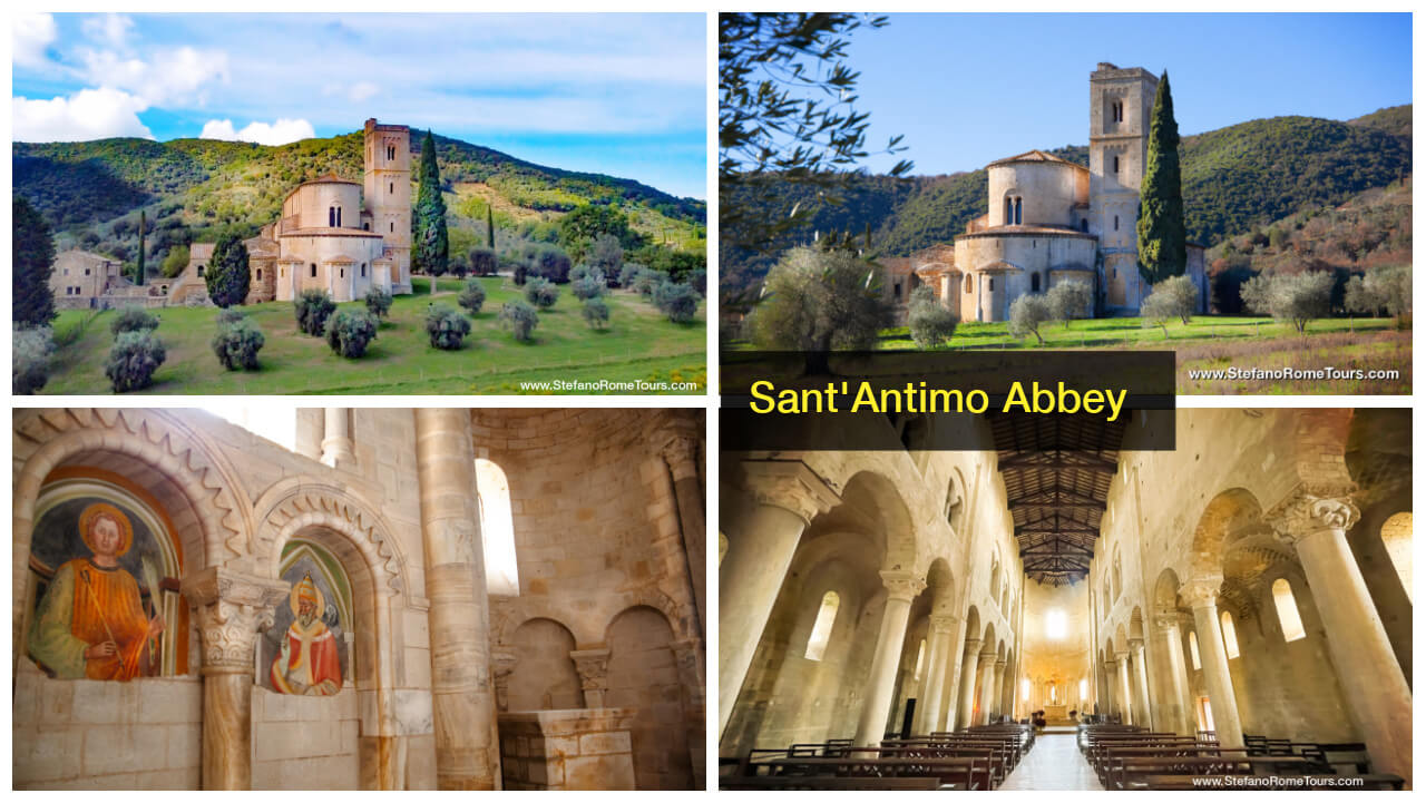 Sant Antimo Abbey Tuscany wine tours from Rome luxury tours
