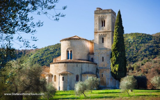 Sant'Antimo Abbey Tuscany day Tours from Rome