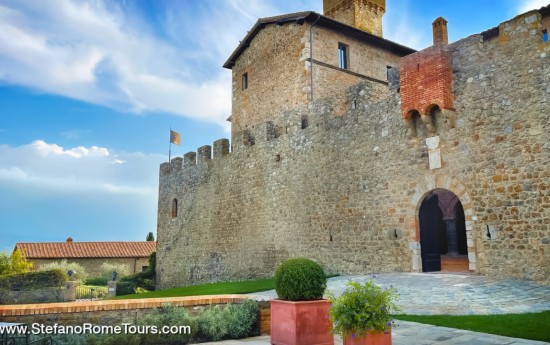 Castello Banfi Tuscany wine tour from Rome