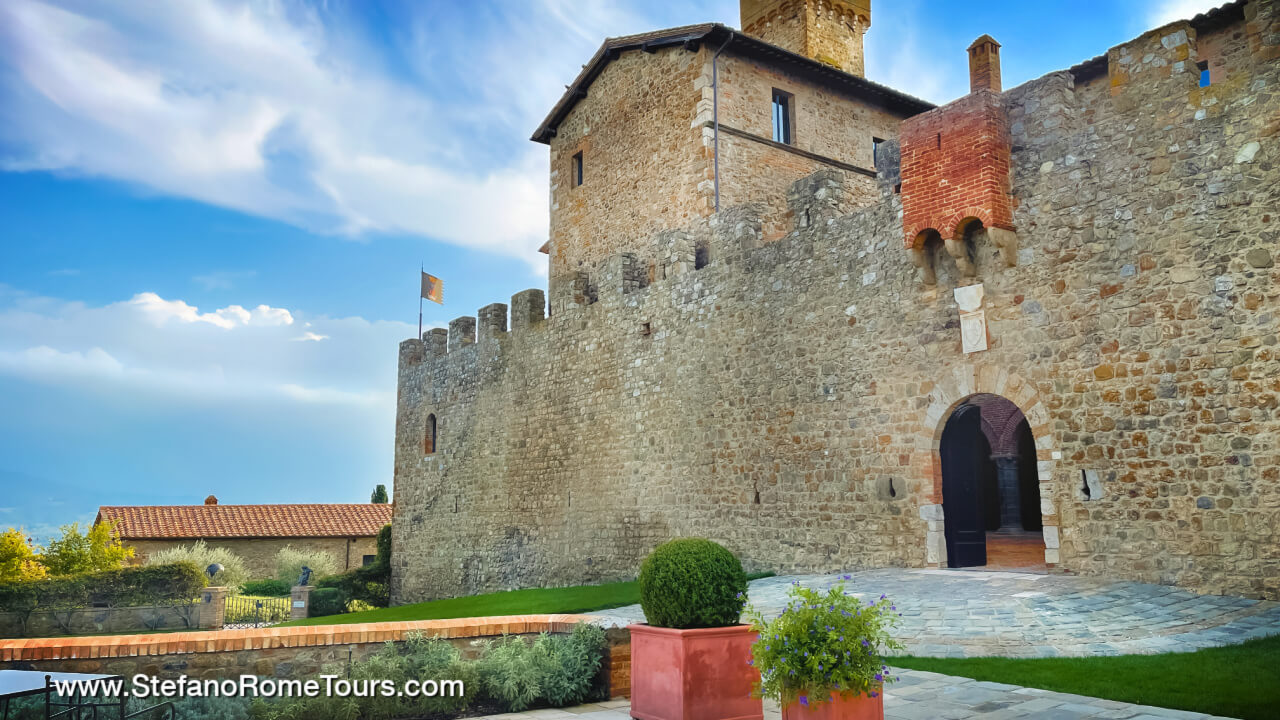 Castello Banfi Wine Tasting Tours from Rome to Tuscany luxury tours