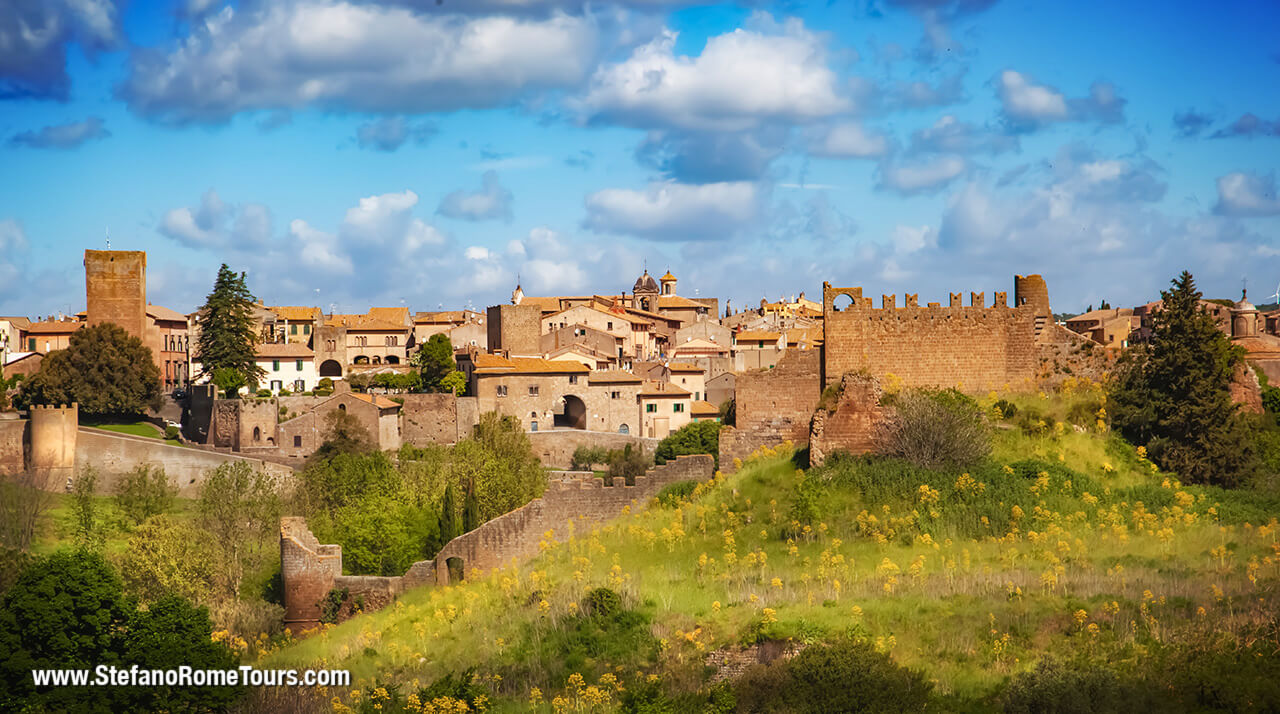 Day Tours from Rome to Tuscania Medieval Wonders Countryside Tour from Rome Civitavecchia private excursions