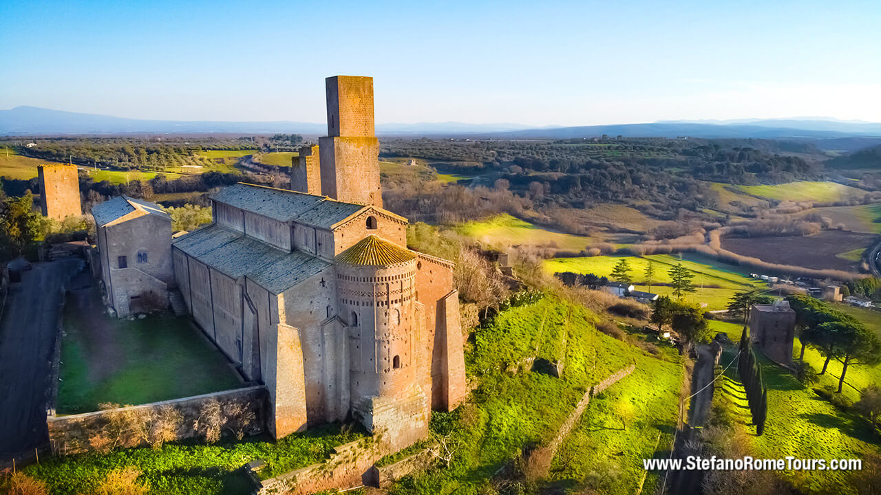 Post Cruise Tours from Civitavecchia to Rome Countryside Tuscania  Medieval village