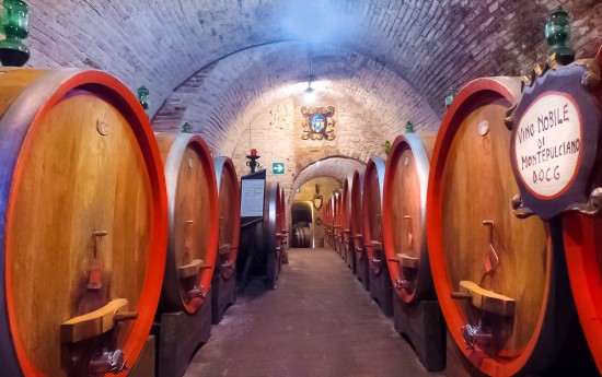 Wine cellar tours in tuscany Montepulciano from Rome