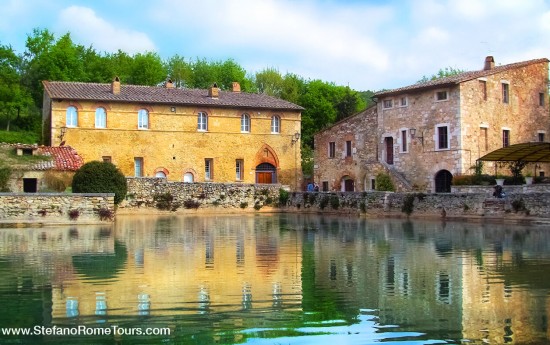 Bagno Vignoni Tuscany day tours from Rome