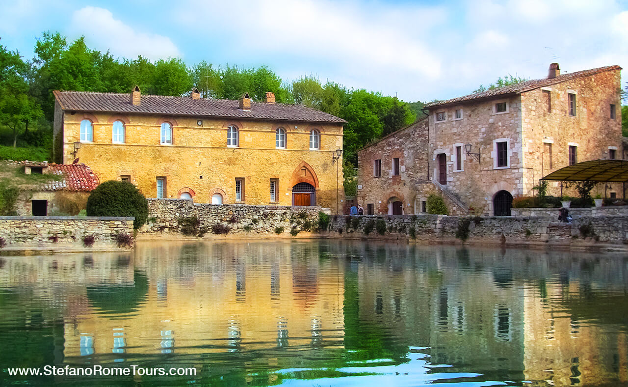 Tuscany day trips from Rome Bagno Vignoni