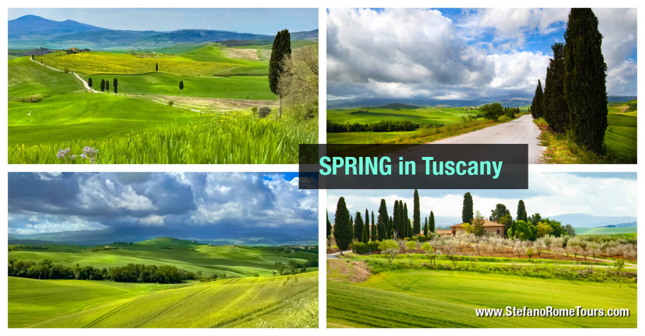 Spring in Tuscany tours from Rome