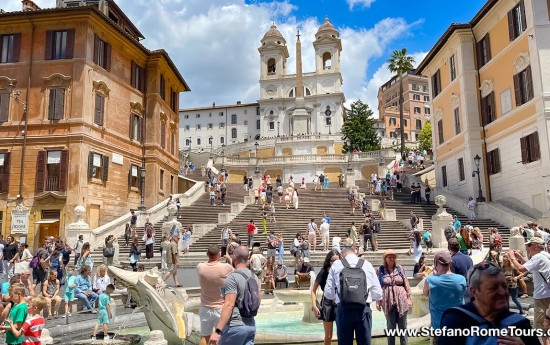 Spanish Steps Civitavecchia Post Cruise Tours to Rome