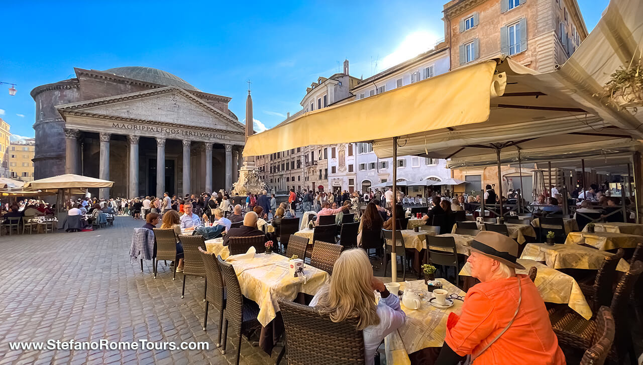 Pantheon Piazza della Rotonda Rome debark tour from Civitavecchia post cruise