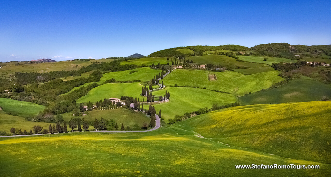 Val d'Orcia Tuscany Scenic Tours from Rome luxury tours