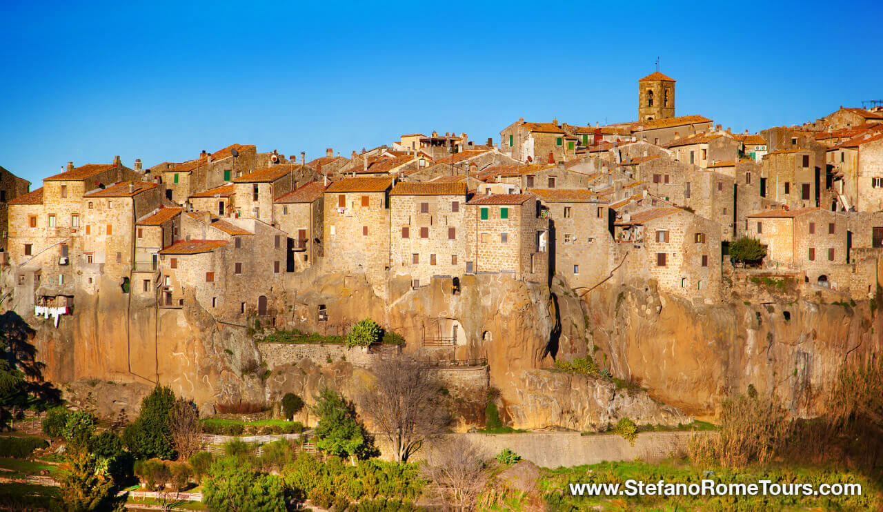 Post Cruise Tour from Civitavecchia to Tuscany Pitigliano Sovana