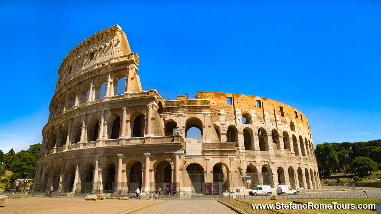 Colosseum Touring Rome with kids