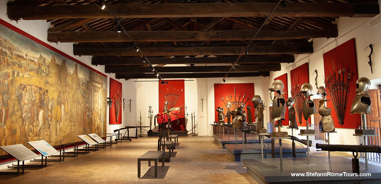 Armory Best tours from Rome to Lake Bracciano Castle